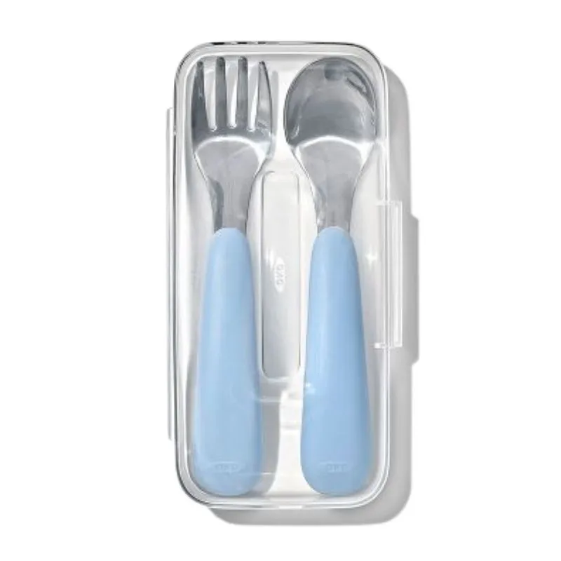 On-the-Go Fork & Spoon Set with Case