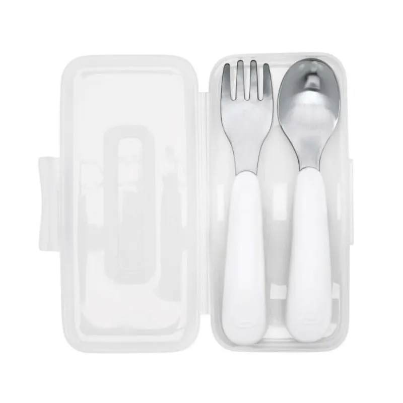 On-the-Go Fork & Spoon Set with Case
