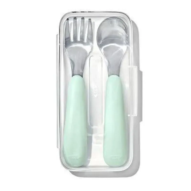 On-the-Go Fork & Spoon Set with Case