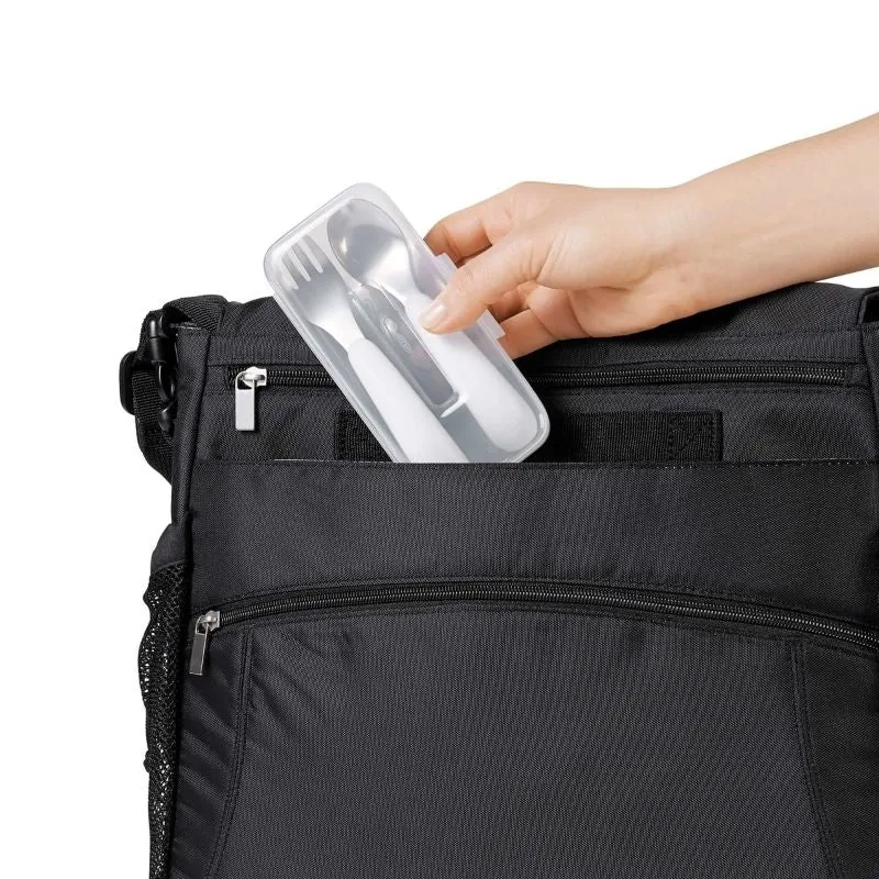 On-the-Go Fork & Spoon Set with Case
