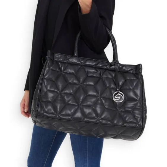Remonte Quilted Weekend Bag in Black