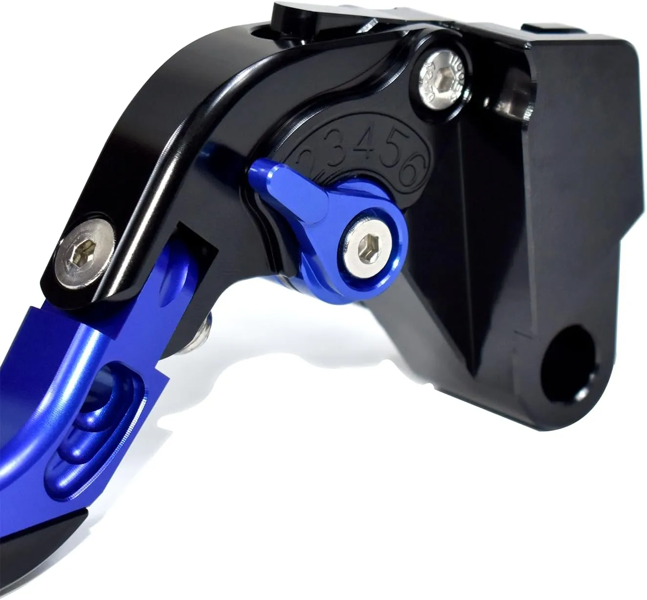 Retractable Foldable Brake Lever Clutch Lever for Triumph Speed Twin 900 Trident 660 Daytona 660 2021-2025, CNC Aluminum Alloy Made (Black)