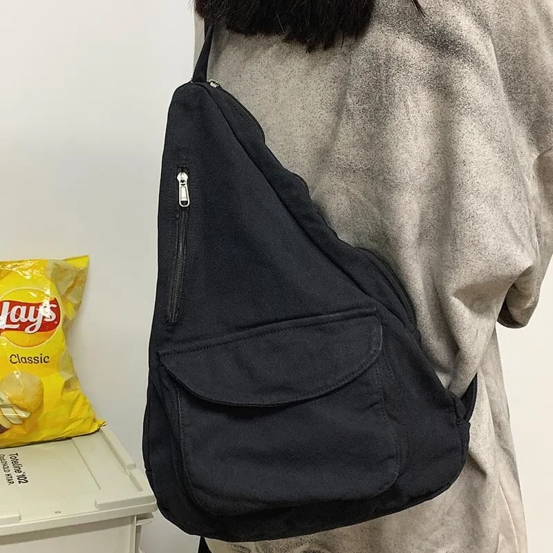 Slay Everyday Solid Sling Backpacks