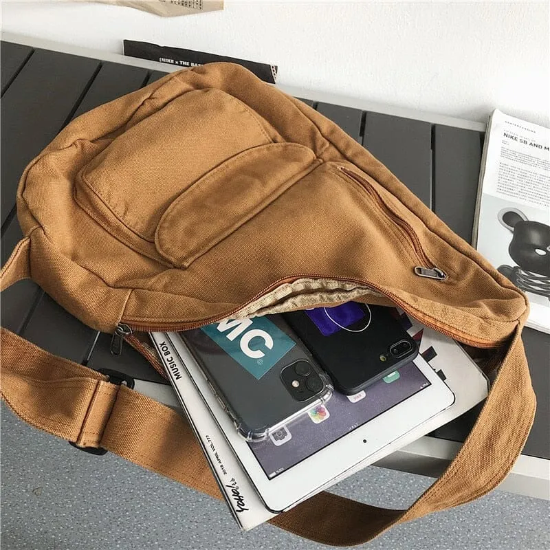 Slay Everyday Solid Sling Backpacks