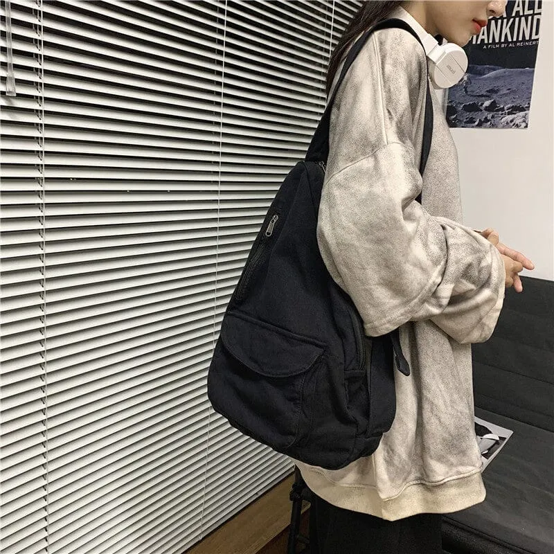 Slay Everyday Solid Sling Backpacks