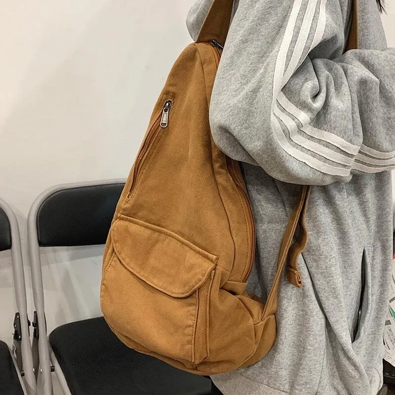 Slay Everyday Solid Sling Backpacks