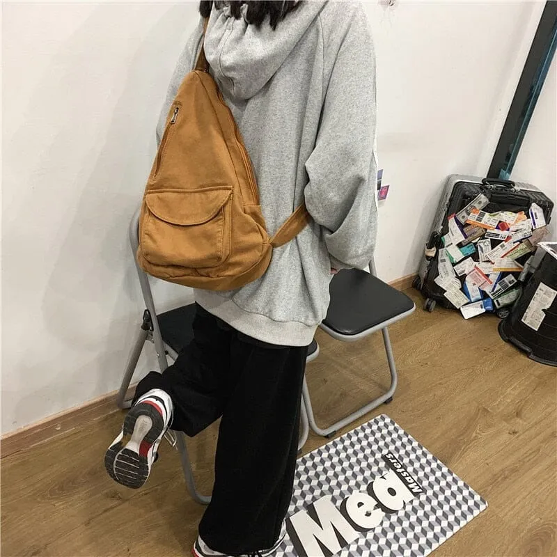 Slay Everyday Solid Sling Backpacks