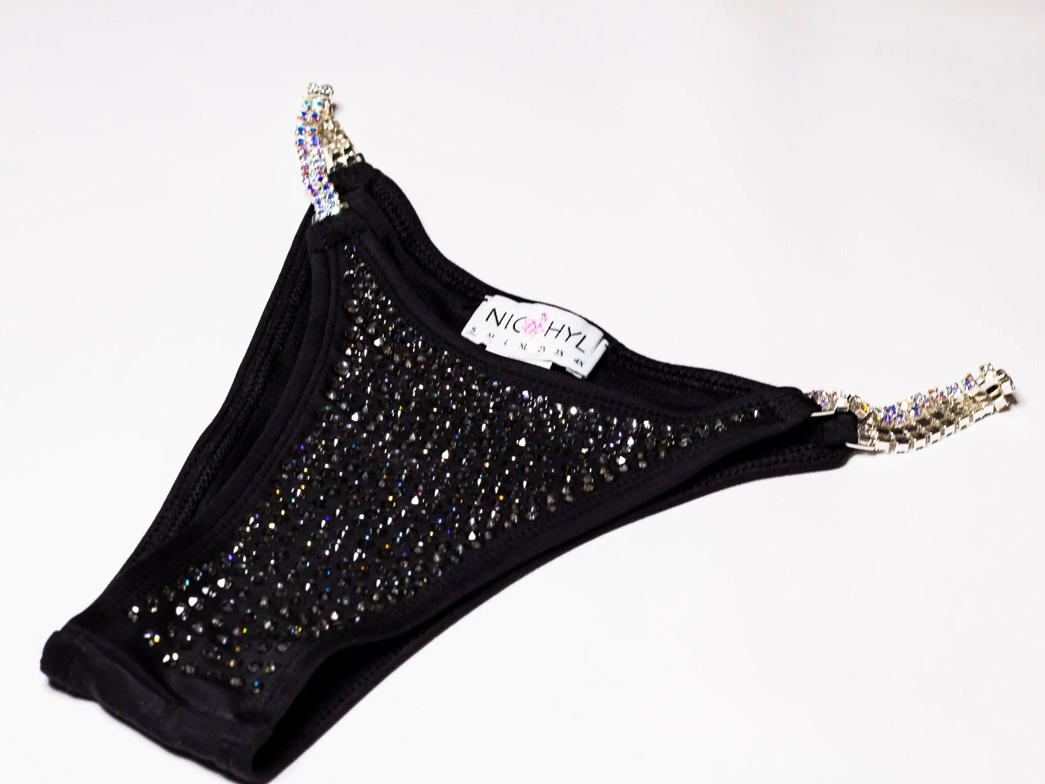 The Babsie Crystal Embellished Bikini Bottom