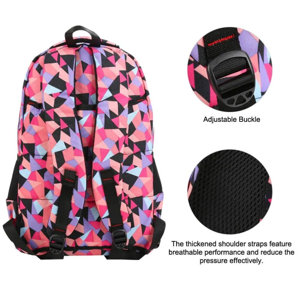 Vbiger Large-capacity Trolley School Bag Travel Rolling Backpacks for Primary School Students