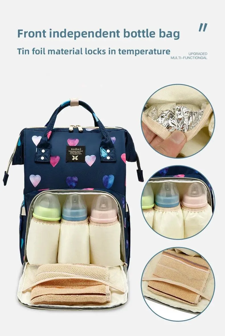 Waterproof Travel Backpack Nappy Nursing Diaper Bag
