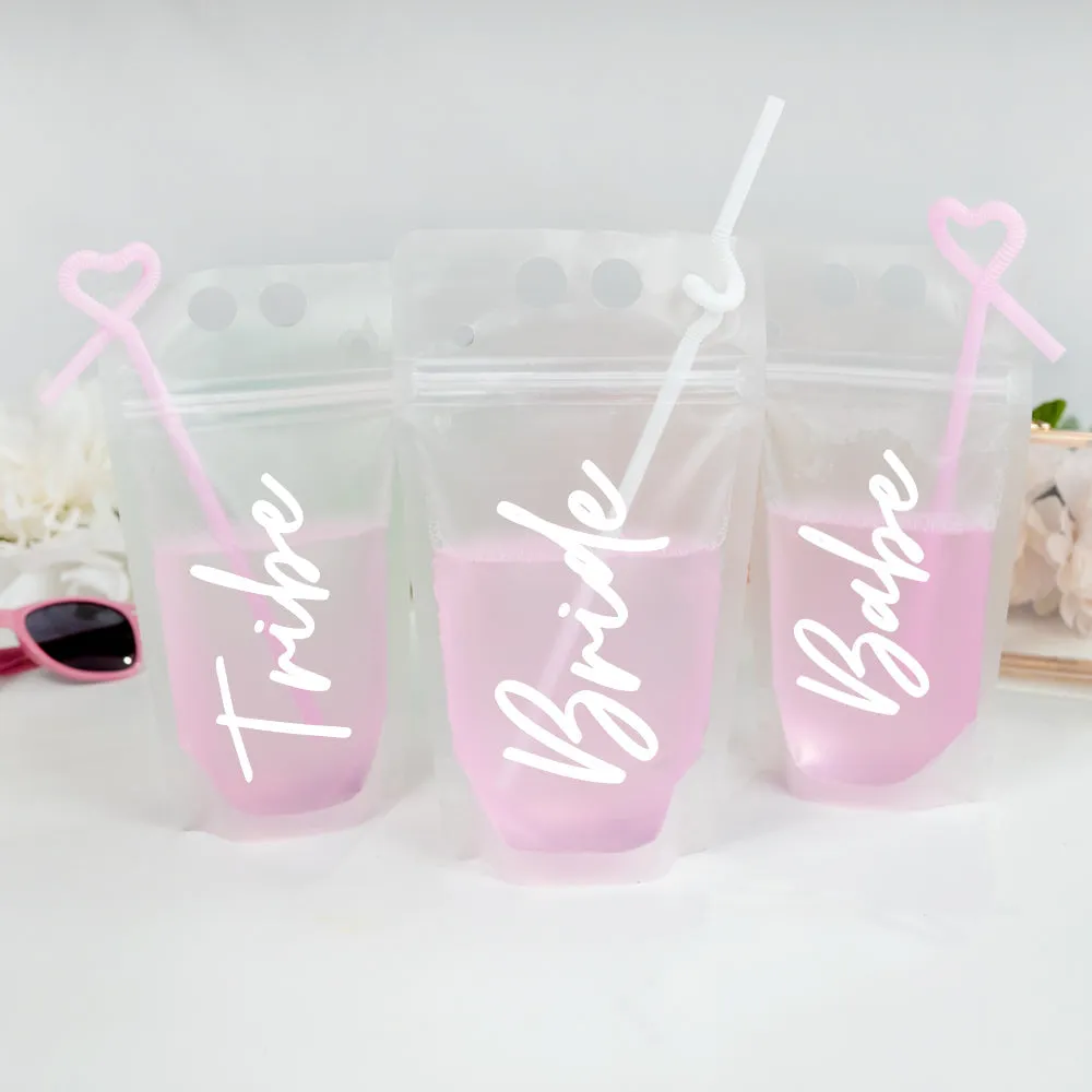 Wedding Party Drink Pouches