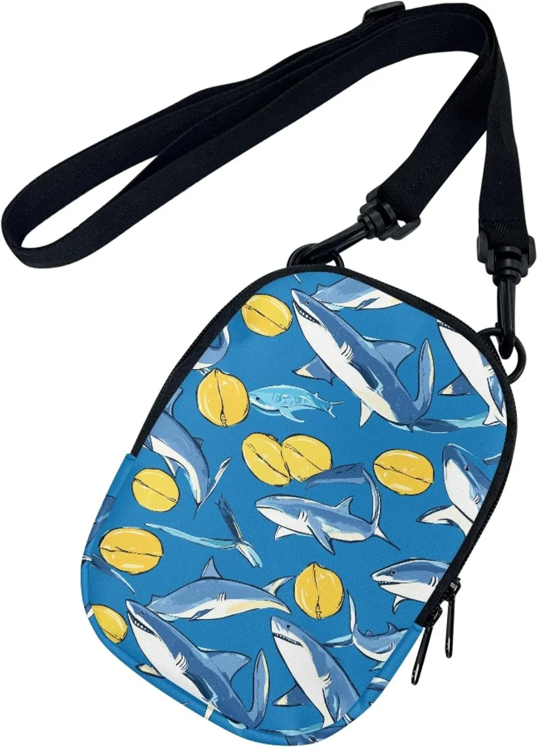 Women Girls Canvas Messenger Bag with Zipper Mini Crossbody Totes for Money Coins Purse Cell Phone Holder