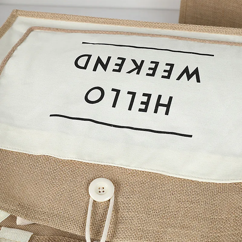 ZHUANGSHIJIE Straw Tote Beach Bag