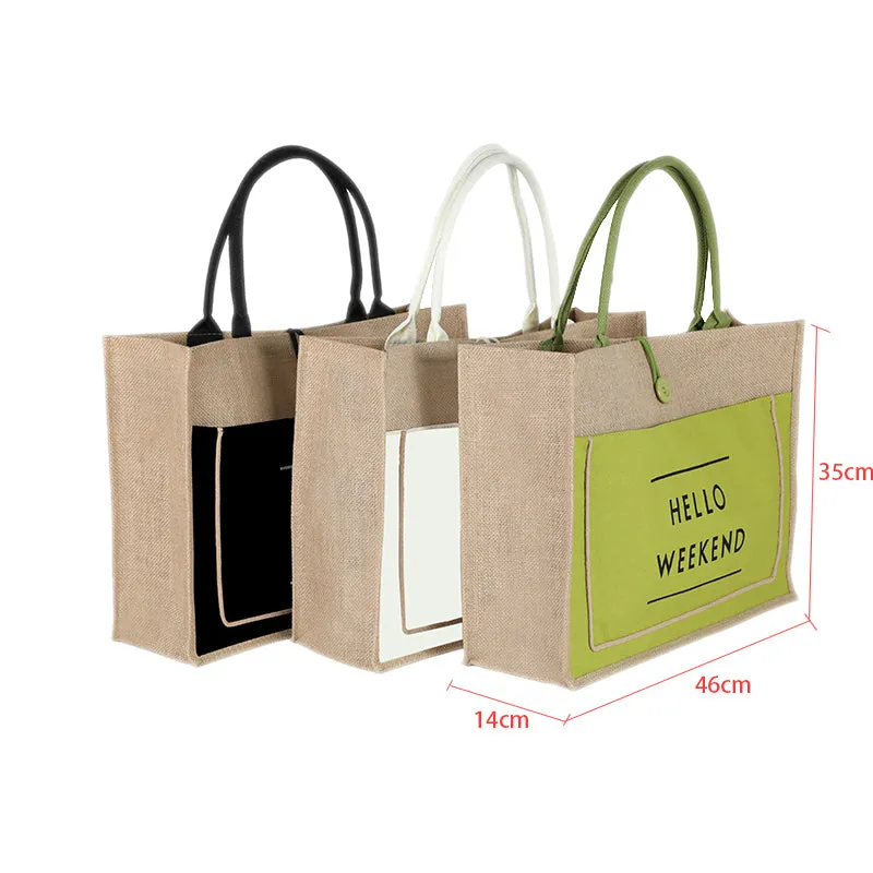 ZHUANGSHIJIE Straw Tote Beach Bag